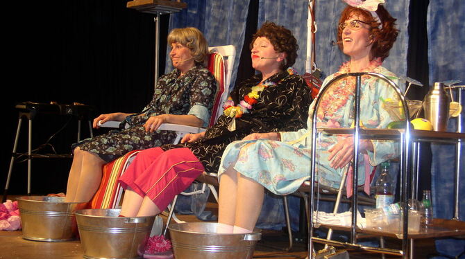 Unvergessen: Gleich mehrfach waren die Drei vom Dohlengässle bei den Dettinger Kabaretttagen zu Gast, die 1991 erstmals stattgef