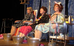 Unvergessen: Gleich mehrfach waren die Drei vom Dohlengässle bei den Dettinger Kabaretttagen zu Gast, die 1991 erstmals stattgef