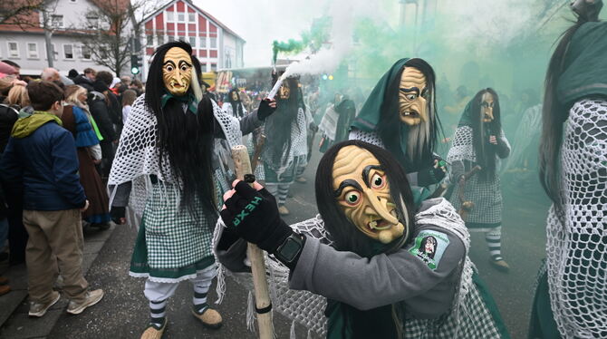 4.000 Hästräger in 72 Gruppen, rund 12.000 Zuschauer am Straßenrand - das war der 4. Betzinger Fasnetsumzug. Wenn die Betzinger