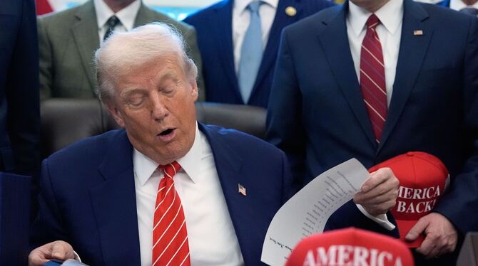 Ende des US-Shutdowns - Präsident Trump Ende des US-Shutdowns - Präsident Trump