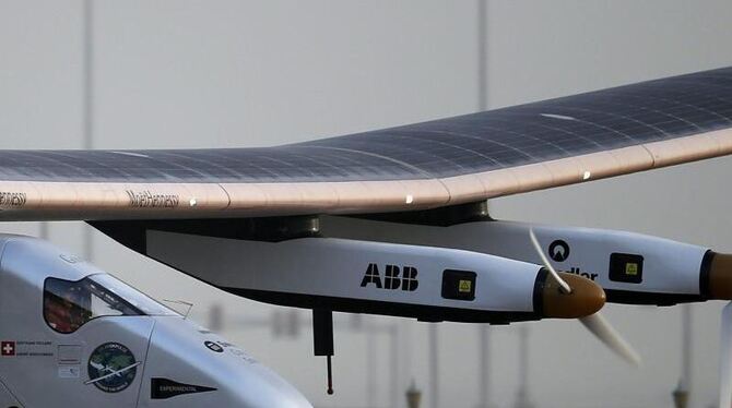 Ende Juli oder Anfang August soll die »Solar Impulse 2« wieder am Persischen Golf ankommen. Foto: Ali Haider