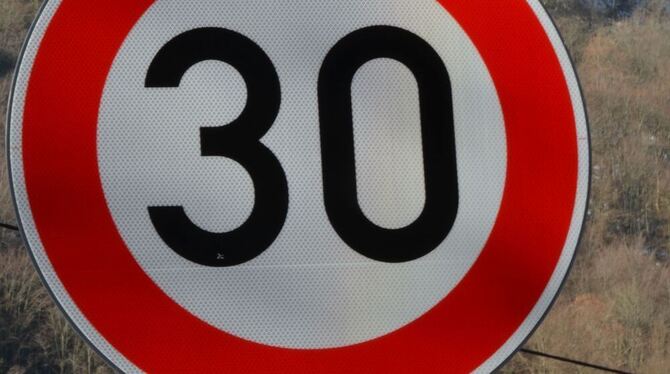 Tempo 30: Lärmschutz in Lichtenstein.