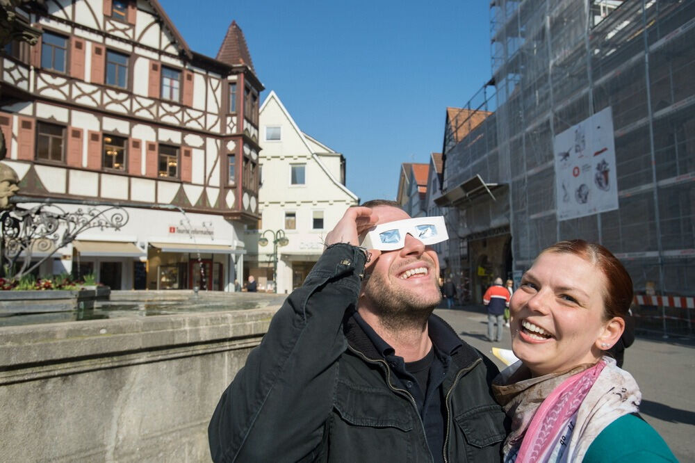 Sonnenfinsternis in Reutlingen