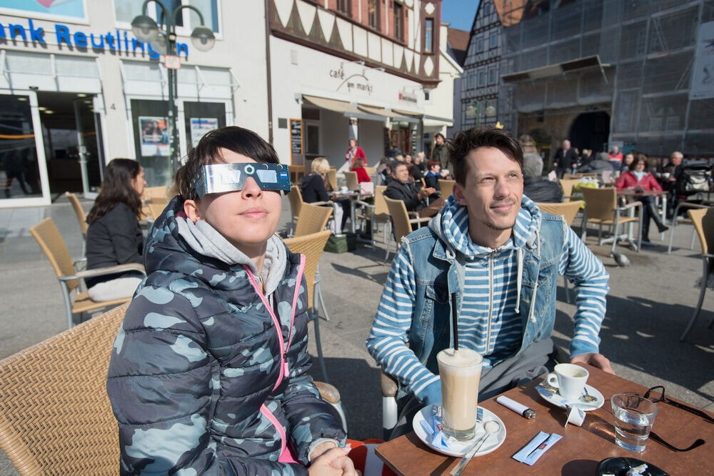 Sonnenfinsternis in Reutlingen
