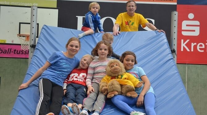 Sport, Spiel, Spaß für Kinder.