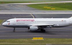 Ein Airbus A320 der Fluggesellschaft Germanwings auf dem Flughafen Düsseldorf. Foto: Dominik Günther