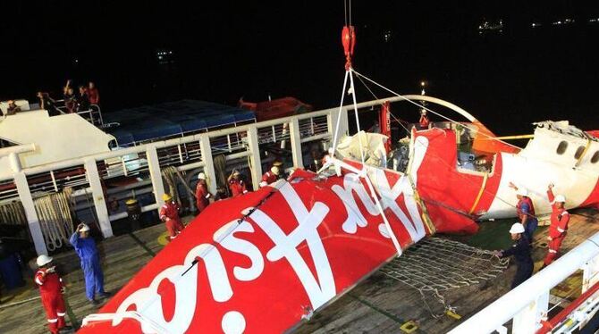 Auf dem Weg von Indonesien nach Singapur stürzte ein Airbus A320 der AirAsia in die Javasee vor Borneo. Foto: Bagus Indahono/