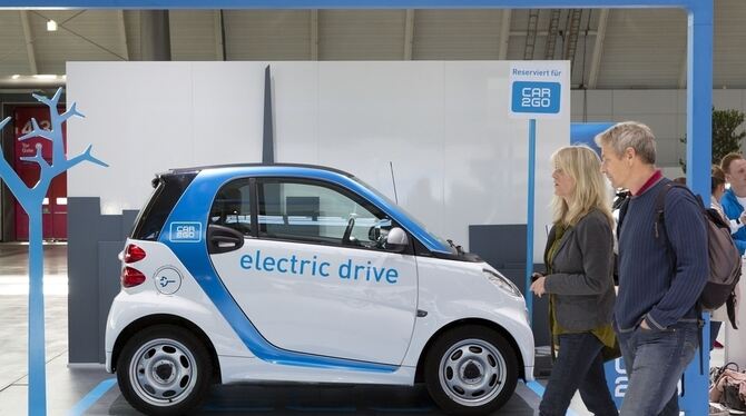 In Halle 4 präsentiert sich »Car2Go«. FOTO: MESSE STUTTGART