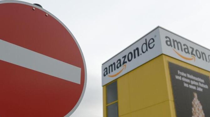 Das Logistikzentrum von Amazon in Leipzig. Foto: Peter Endig/Archiv
