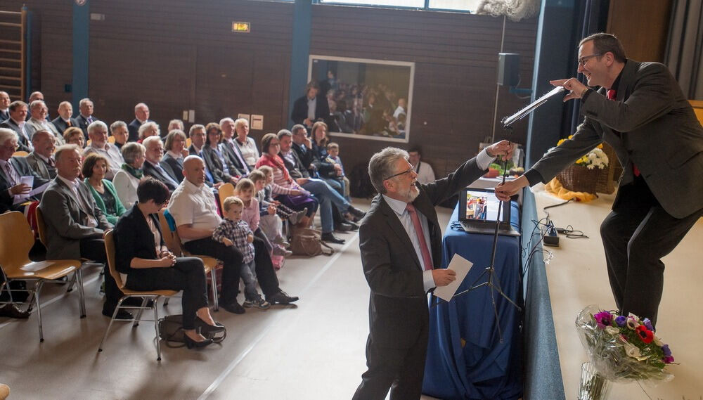 St. Johann: Abschied von Bürgermeister Eberhard Wolf