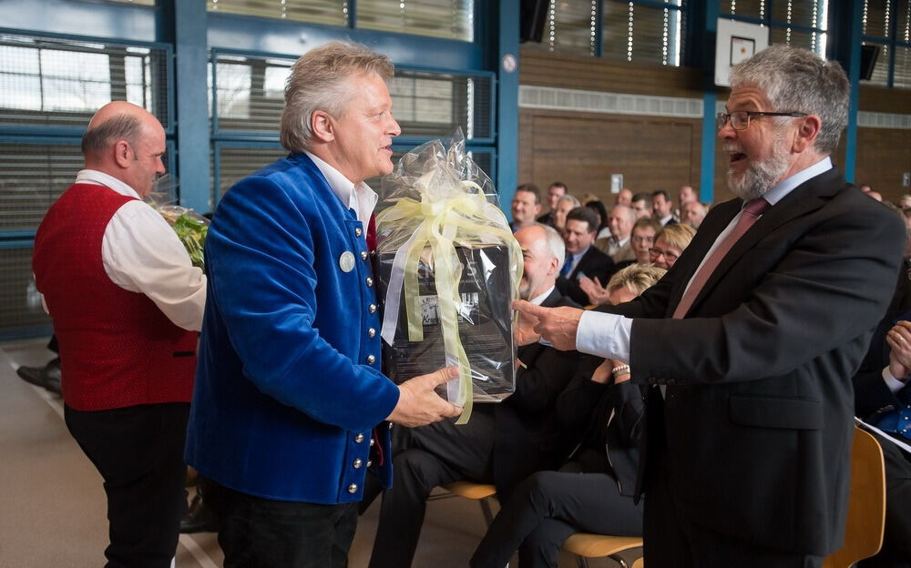 St. Johann: Abschied von Bürgermeister Eberhard Wolf