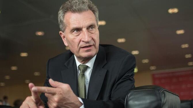 Oettinger unterstützt das Wettbewerbsverfahren gegen Google, eine EU-Suchmaschine hält er aber für keine gute Idee. Foto: Ole