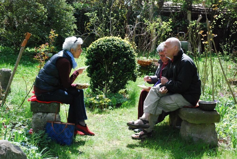 Pflanzentauschtag und offener Frühlingsgarten in Mössingen. Fotos: Angela Steidle
