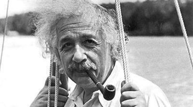 Lichtgestalt der Wissenschaft und engagierter Friedensfreund: Albert Einstein.
FOTO: DPA