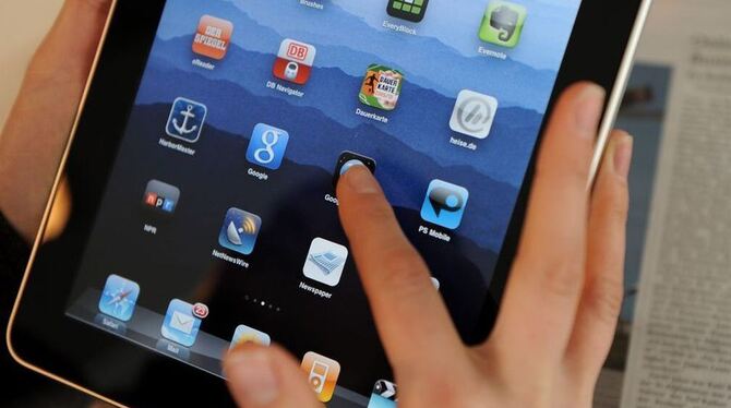 Apples iPad im Einsatz.