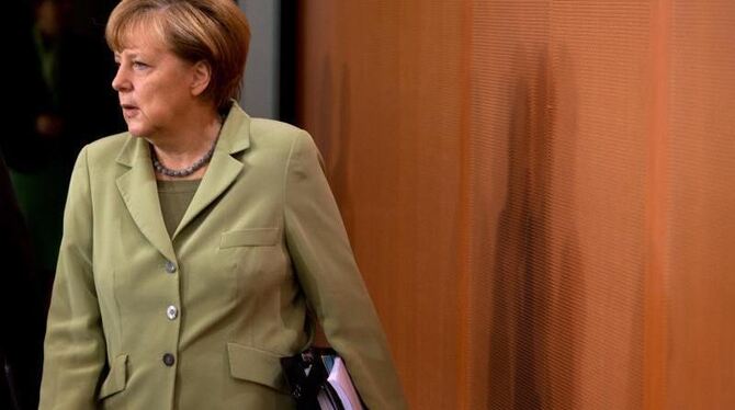 Die Mehrheit der Deutschen sieht die Glaubwürdigkeit von Kanzlerin Merkel durch die BND-Affäre gefährdet. Foto: Soeren Stache