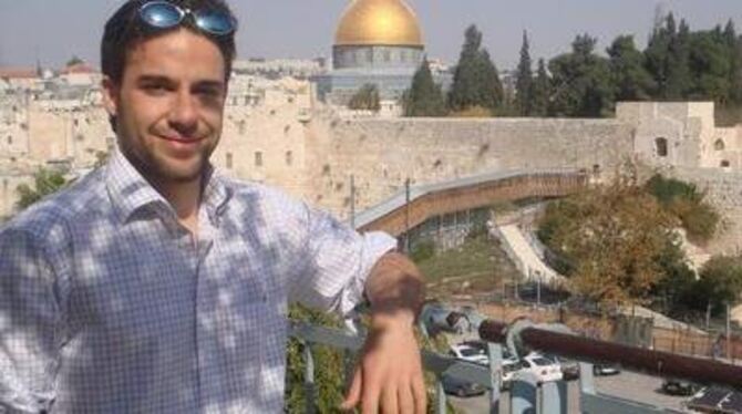 Marc Bächle aus Sonnenbühl absolvierte sechs Wochen lang ein Praktikum bei der Konrad-Adenauer-Stiftung in Jerusalem.  FOTO: PR