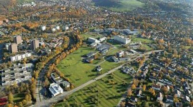 Blick aus luftiger Höhe: Jetzt muss sich Tübingen für das Gelände der Bundesforschungsanstalt (oben in der Mitte) etwas anderes