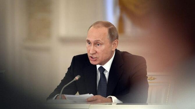 Hatte am Samstag das neue Gesetz unterschrieben: Kreml-Chef Wladimir Putin. Foto: Alexander Nemenov