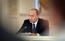 Hatte am Samstag das neue Gesetz unterschrieben: Kreml-Chef Wladimir Putin. Foto: Alexander Nemenov