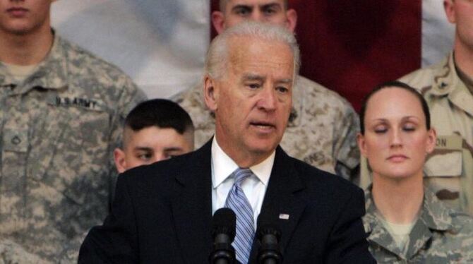 US-Vizepräsident Joe Biden lobte die »enormen Opfer und Tapferkeit« der irakischen Streitkräfte im Kampf gegen die Terrormili