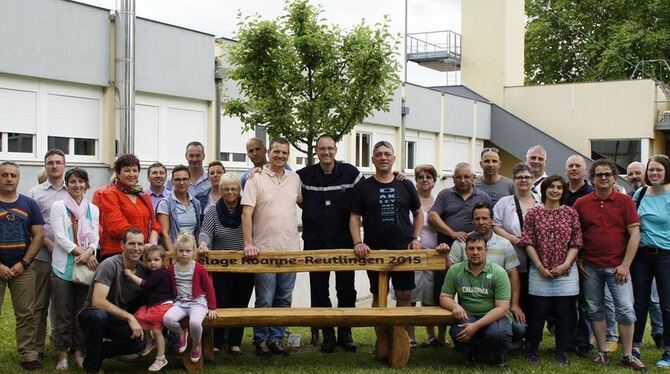 Reutlinger Feuerwehr in Roanne. FOTO: PR