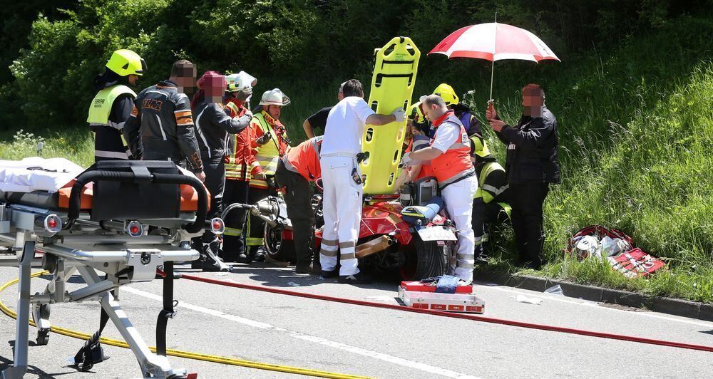 Unfall mit Dreirad-Motorrad im Lautertal