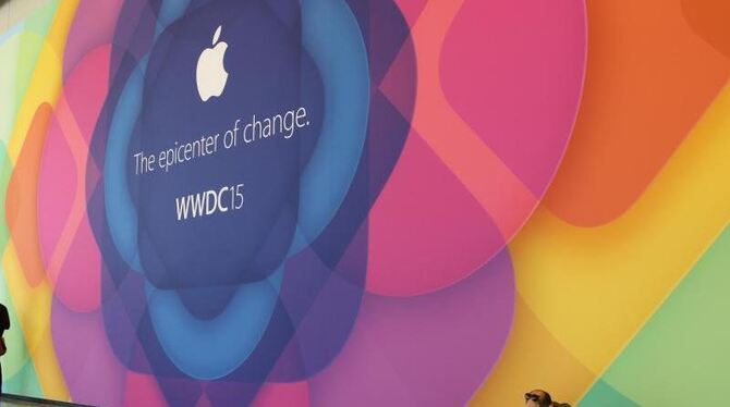 Zur Apple-Entwicklerkonferenz WWDC 2015 (Apple Worldwide Developers Conference) in San Francisco werden rund 5000 Entwickler,