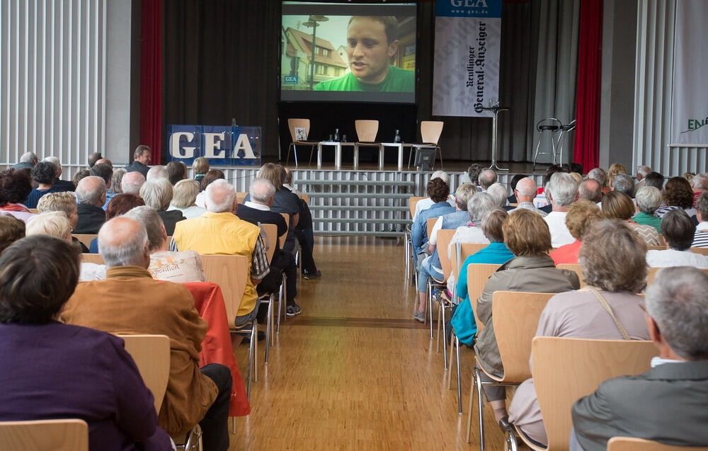 GEA-Wahlpodium Bürgermeisterwahl Eningen 2015