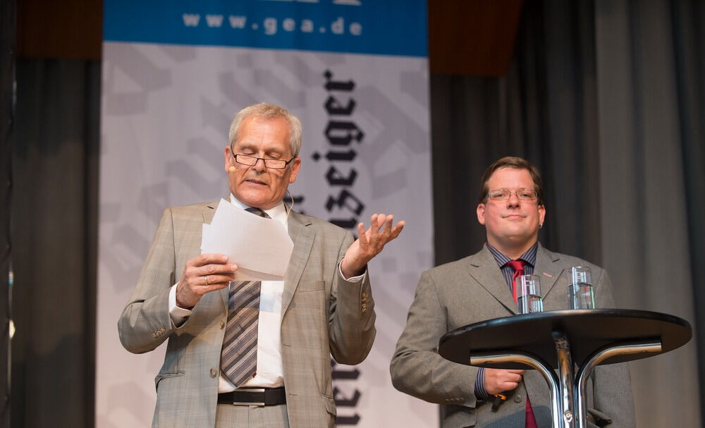 GEA-Wahlpodium Bürgermeisterwahl Eningen 2015
