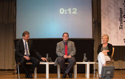 GEA-Wahlpodium Bürgermeisterwahl Eningen 2015