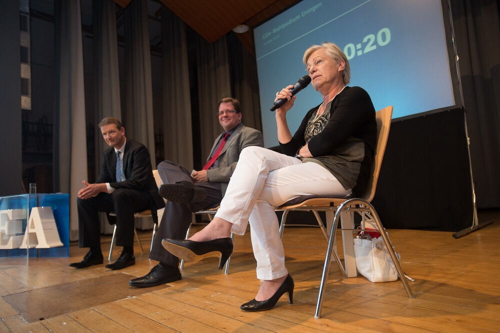 GEA-Wahlpodium Bürgermeisterwahl Eningen 2015