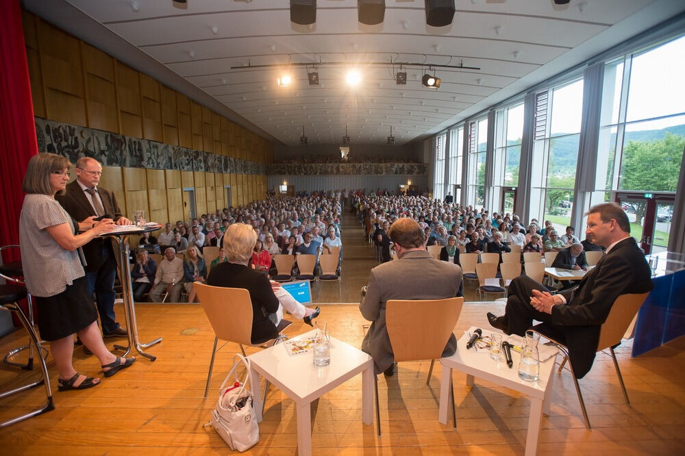 GEA-Wahlpodium Bürgermeisterwahl Eningen 2015