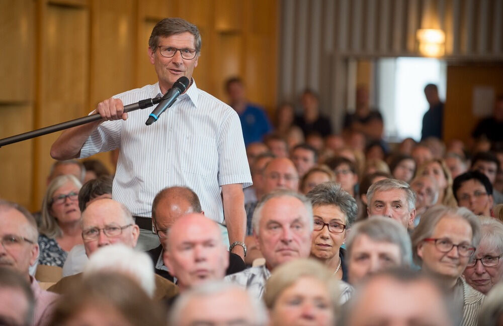 GEA-Wahlpodium Bürgermeisterwahl Eningen 2015