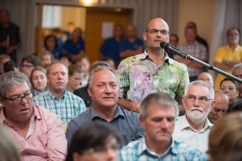 GEA-Wahlpodium Bürgermeisterwahl Eningen 2015