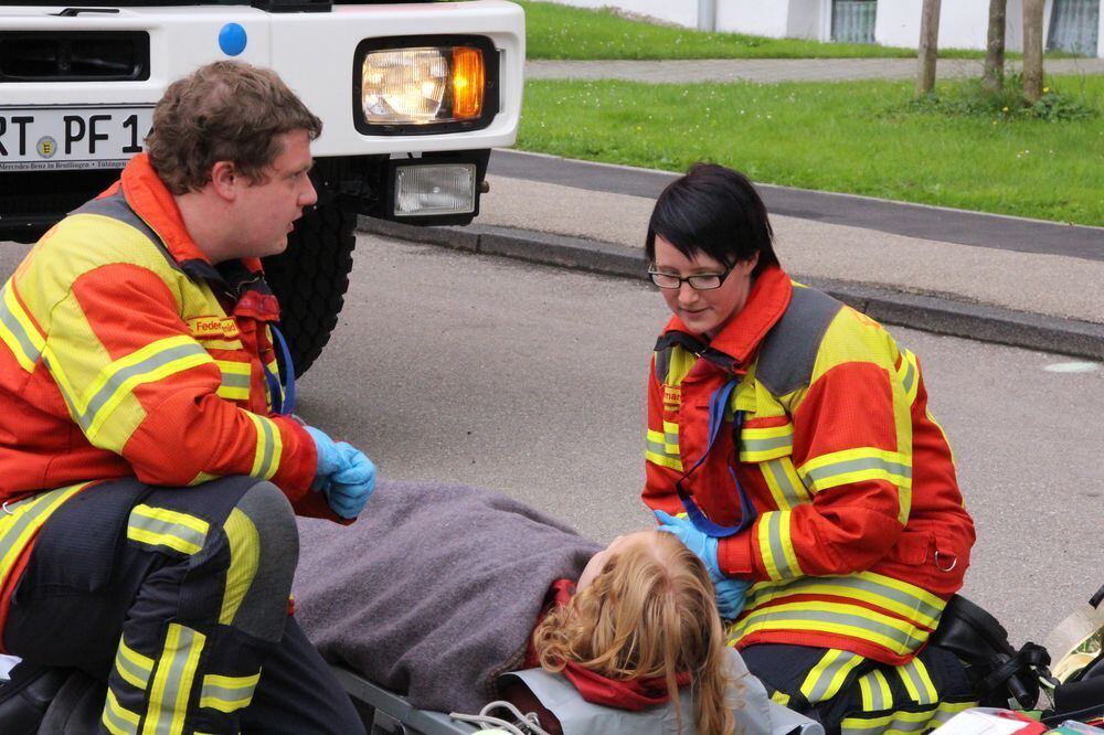 Abnahme Leistungsabzeichen Feuerwehr Münsingen 2015