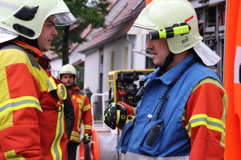 Abnahme Leistungsabzeichen Feuerwehr Münsingen 2015