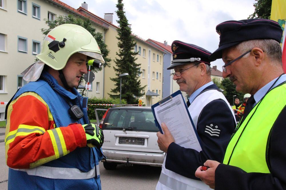 Abnahme Leistungsabzeichen Feuerwehr Münsingen 2015