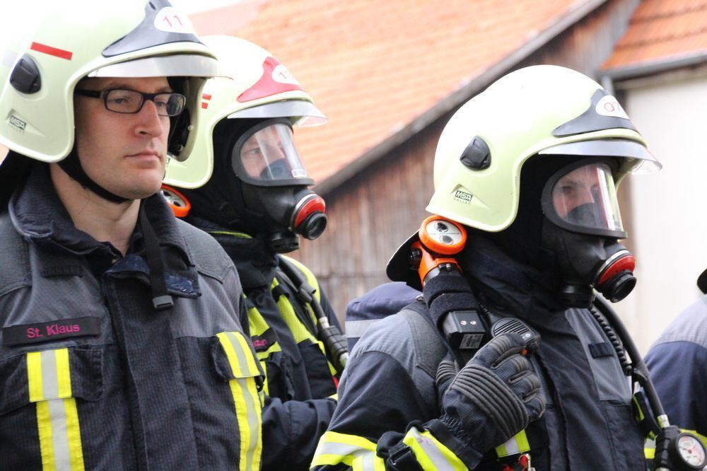 Abnahme Leistungsabzeichen Feuerwehr Münsingen 2015