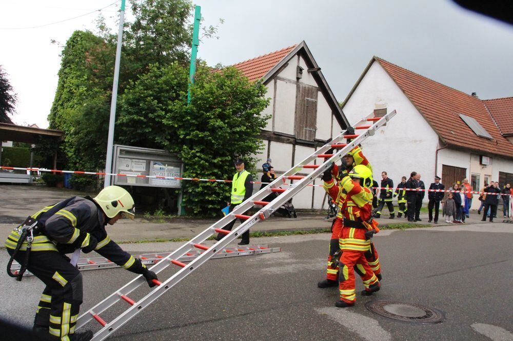Abnahme Leistungsabzeichen Feuerwehr Münsingen 2015