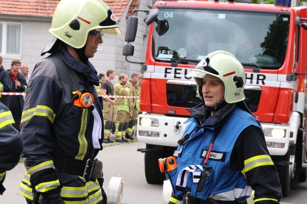 Abnahme Leistungsabzeichen Feuerwehr Münsingen 2015