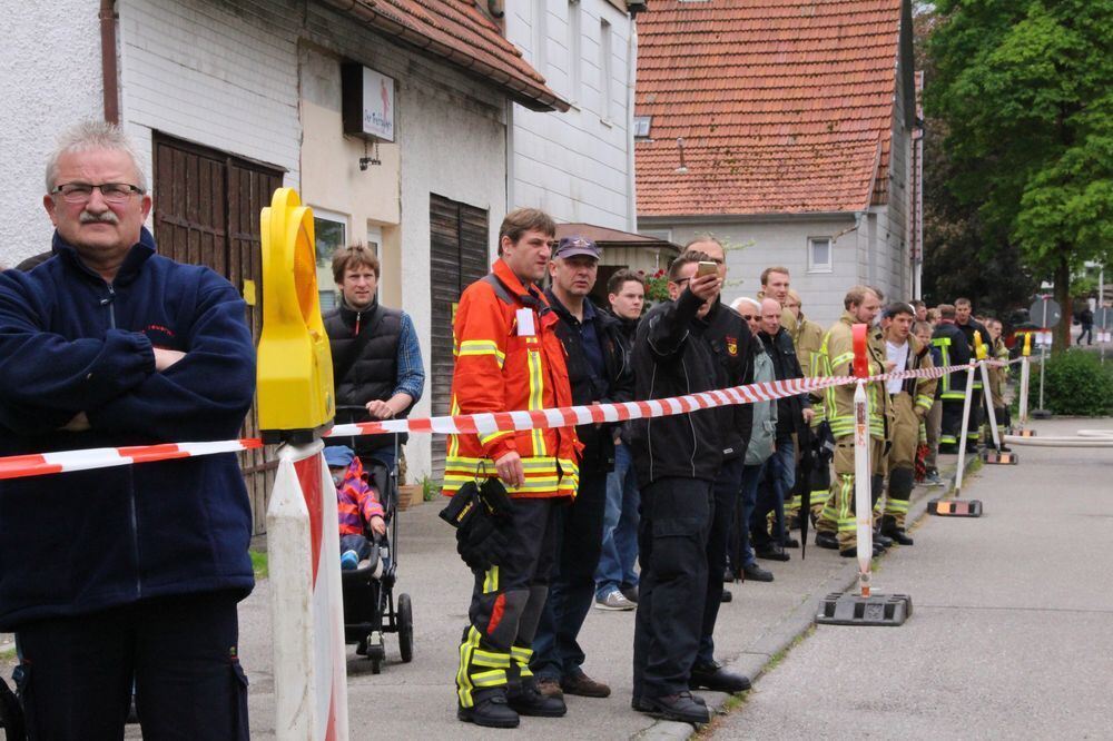 Abnahme Leistungsabzeichen Feuerwehr Münsingen 2015