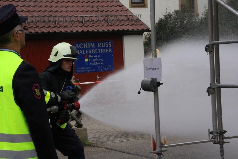 Abnahme Leistungsabzeichen Feuerwehr Münsingen 2015