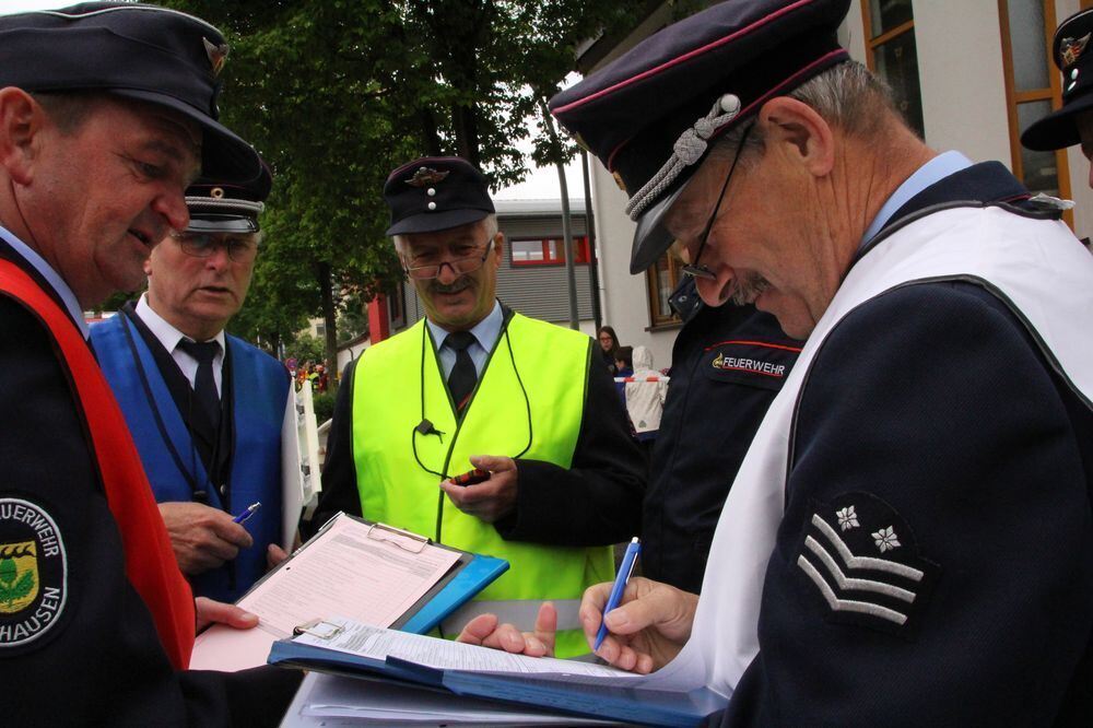 Abnahme Leistungsabzeichen Feuerwehr Münsingen 2015