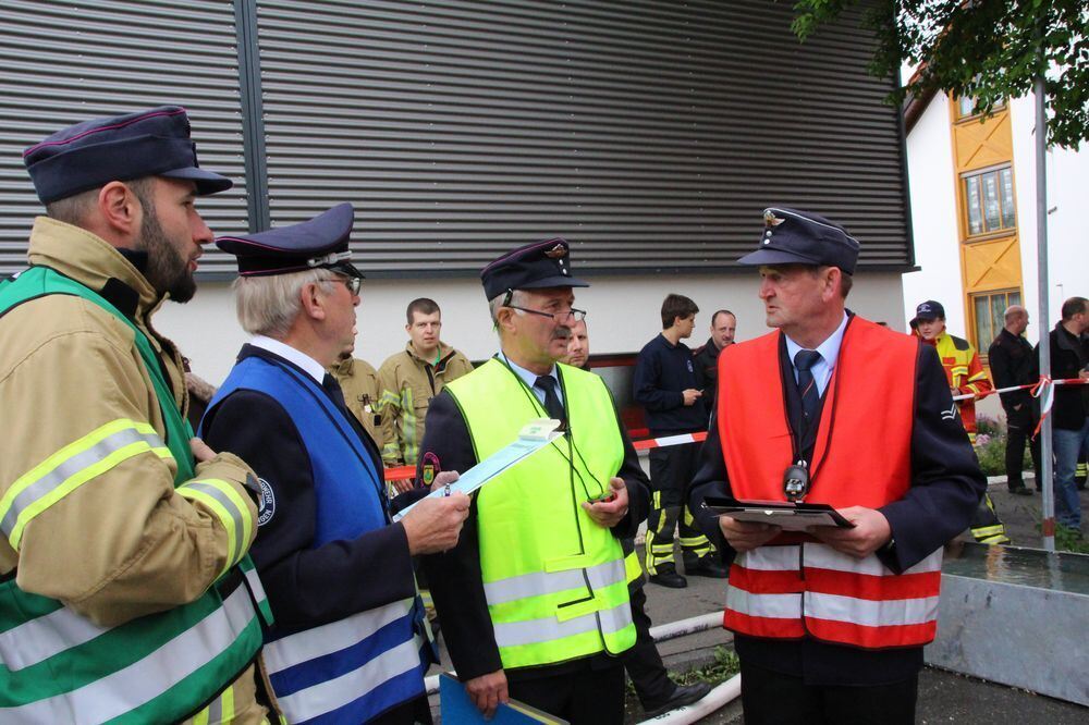 Abnahme Leistungsabzeichen Feuerwehr Münsingen 2015