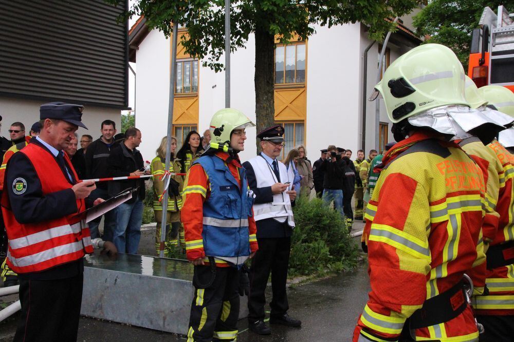 Abnahme Leistungsabzeichen Feuerwehr Münsingen 2015