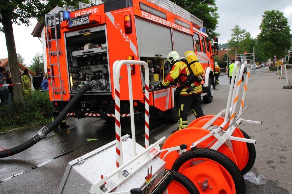 Abnahme Leistungsabzeichen Feuerwehr Münsingen 2015