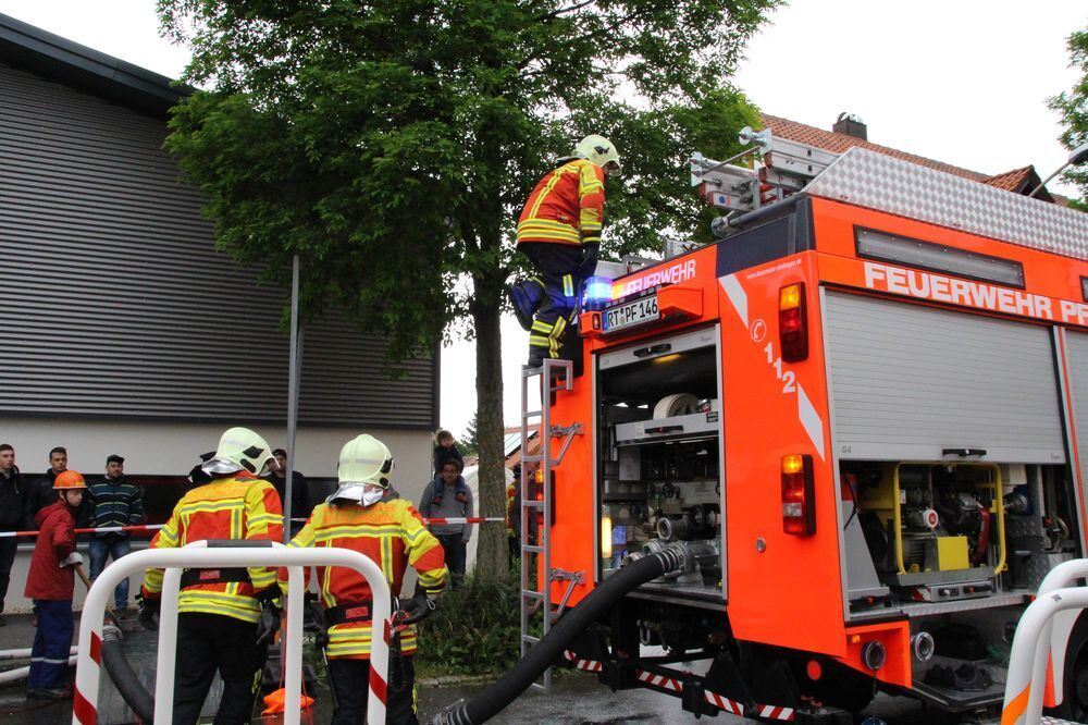 Abnahme Leistungsabzeichen Feuerwehr Münsingen 2015