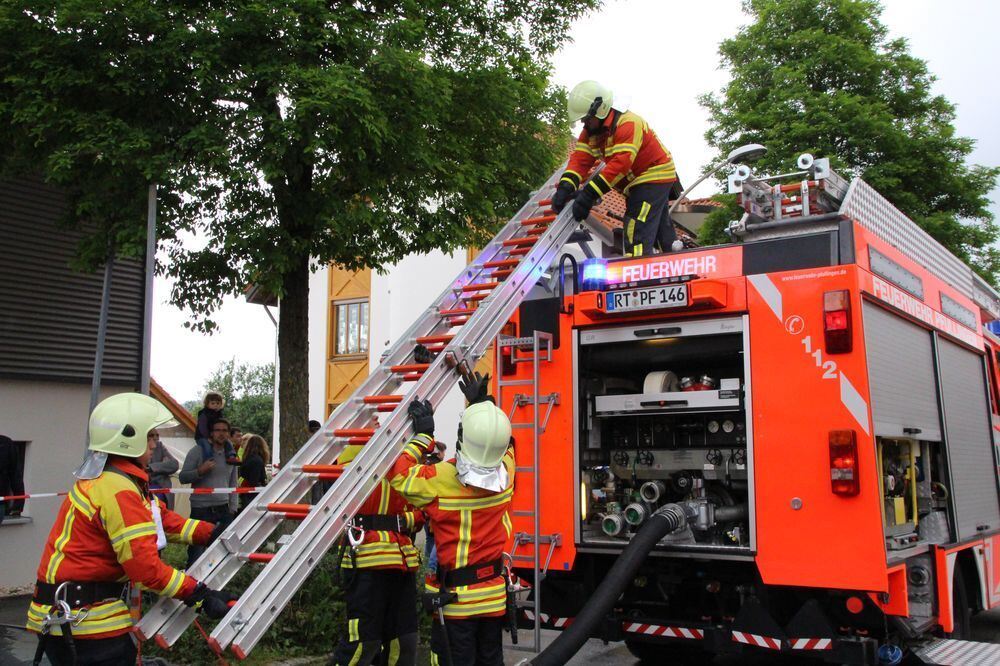 Abnahme Leistungsabzeichen Feuerwehr Münsingen 2015