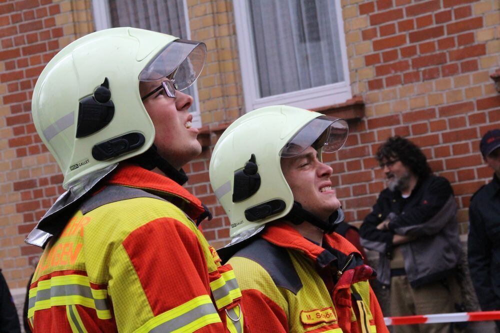 Abnahme Leistungsabzeichen Feuerwehr Münsingen 2015